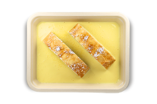 [VEN1008] Apfelstrudel mit Vanillesoße